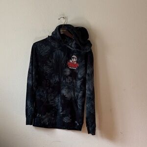 Universal Studios Charcoal Tie-Dye Hoodie